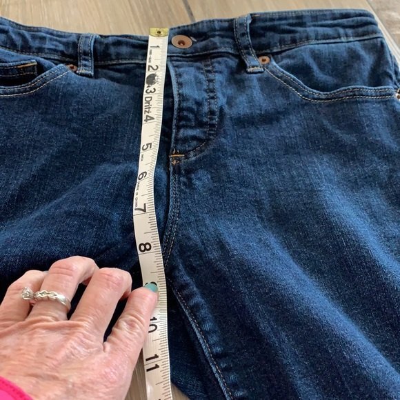 LANDS’ END STRAIGHT LEG FIT 2 Denim Jeans Blue Size 6 - Picture 12 of 12